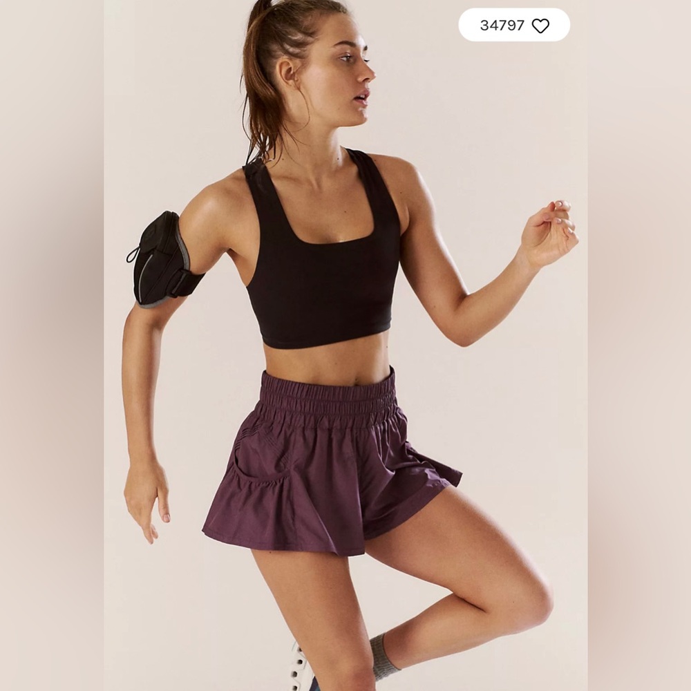 FP Movement by Free People Plum Athletic Shorts
